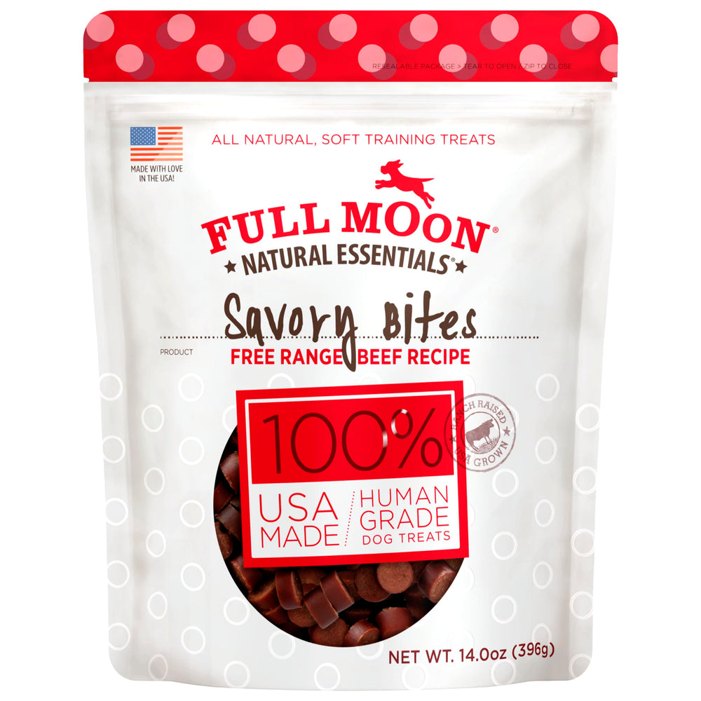 Full Moon paquete frente mostrando 14 oz y apariencia atractiva para compradores