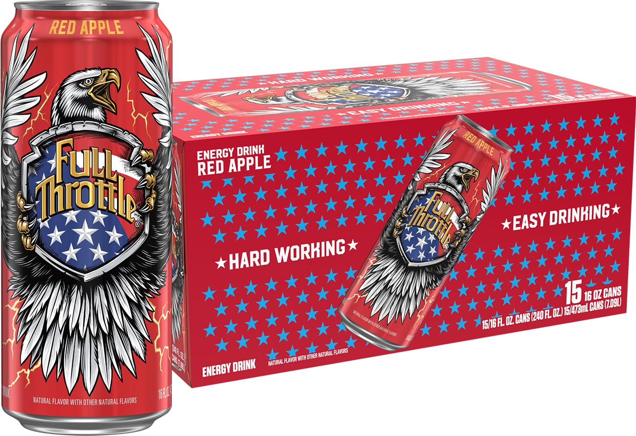 Full Throttle lata frontal mostrando diseño y sabor llamativo