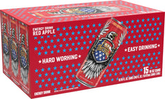 Full Throttle detalle de la superficie de la lata y etiqueta nítida