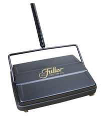 Fuller Brush vista frontal del barrendero mostrando diseño compacto y siempre listo