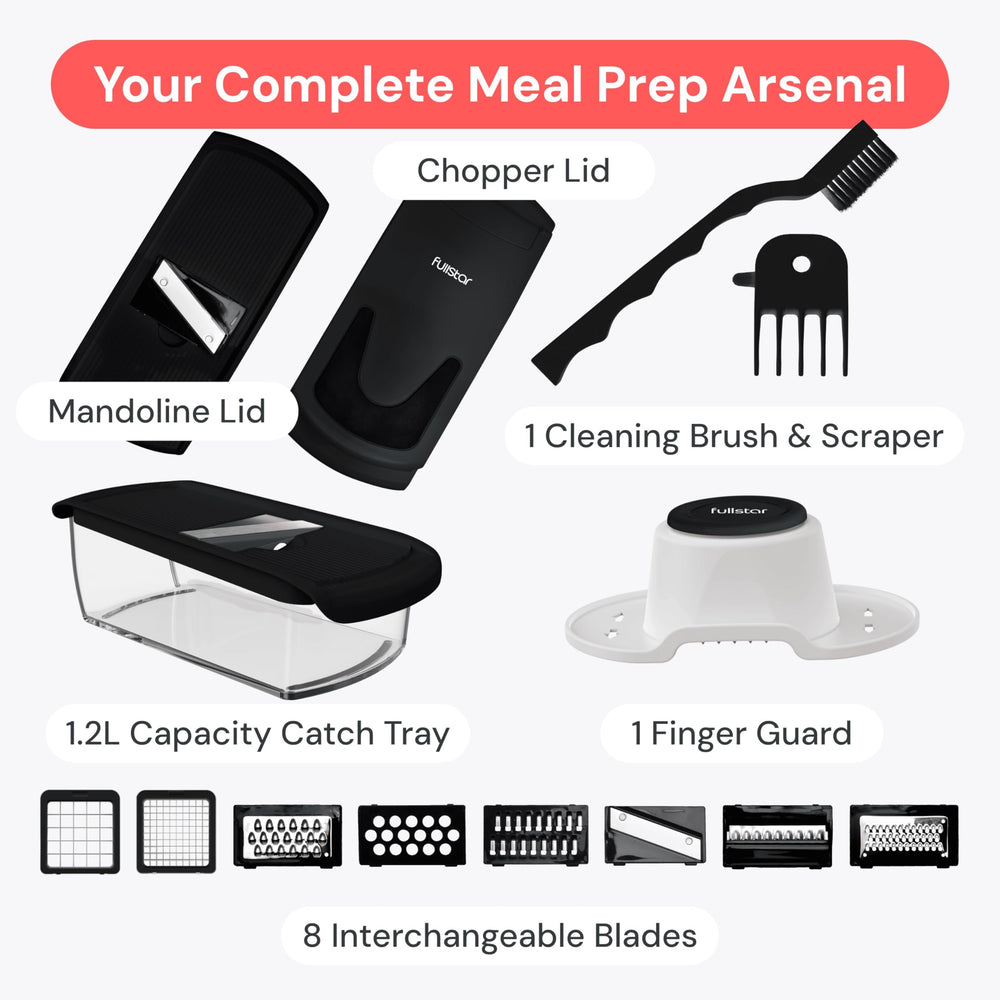 fullstar caja y contenido listos para usar con empaque actualizado