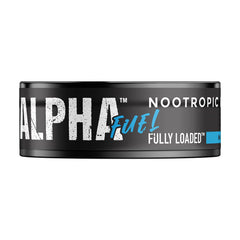 Fully Loaded Alpha Fuel detalle de una bolsita y textura, facilita absorción rápida