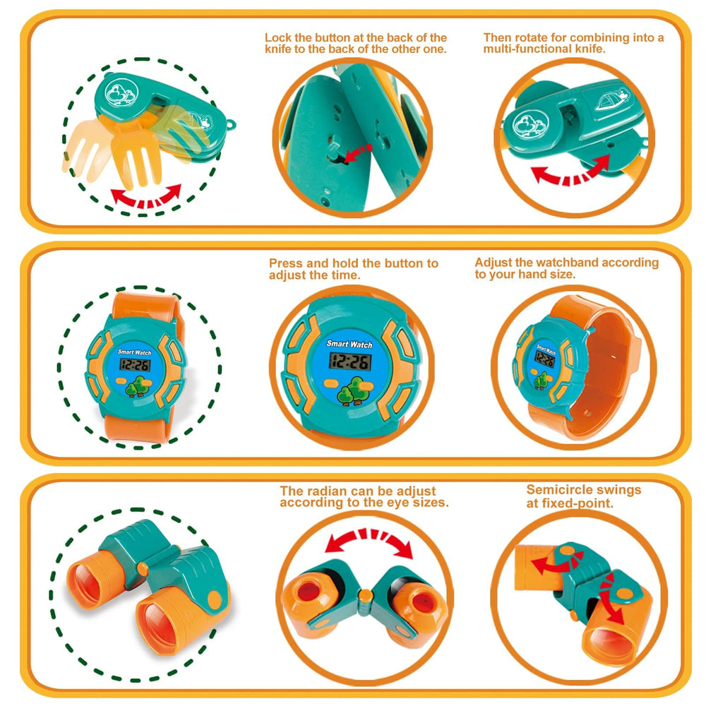 FUN LITTLE TOYS accesorios de camping ordenados para creatividad