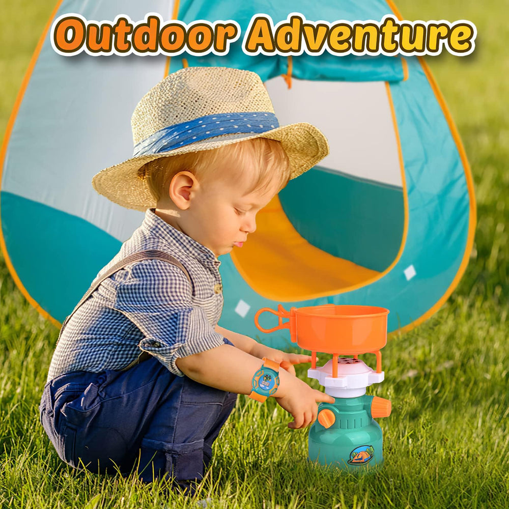 FUN LITTLE TOYS primer plano de tela resistente y costuras seguras
