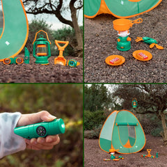 FUN LITTLE TOYS hornillo y farol encendidos para juego realista