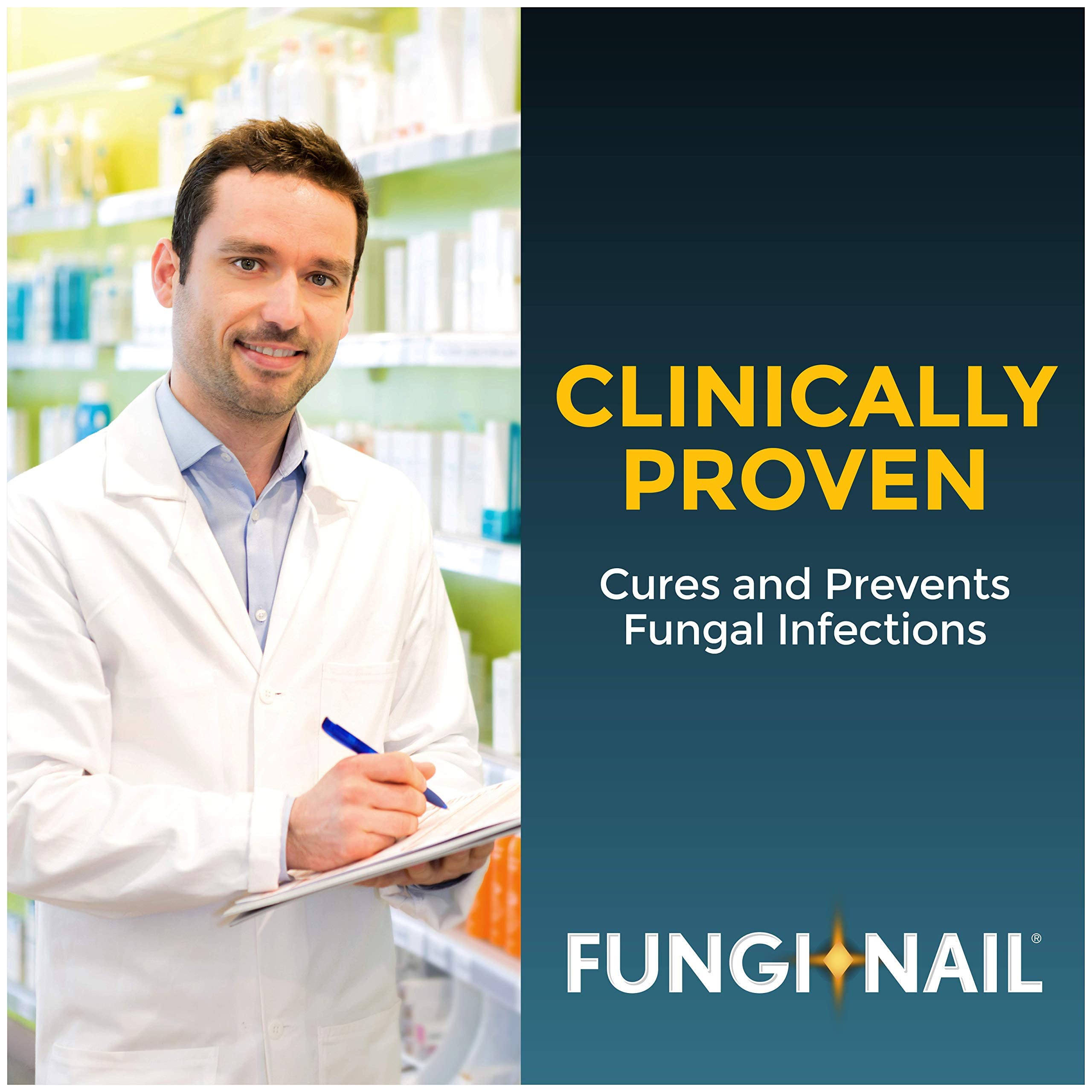 Fungi-Nail comparación de tamaño en mano para valorar portabilidad