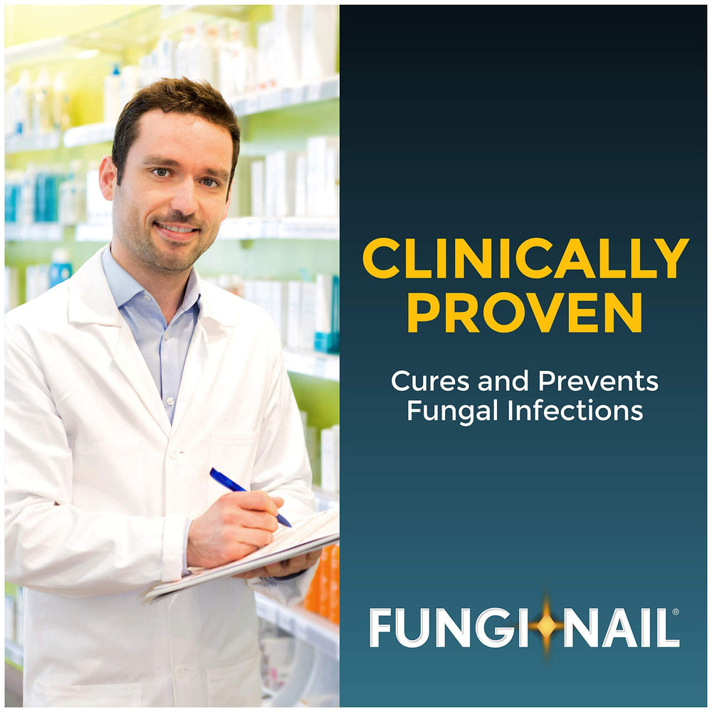 Fungi-Nail comparación de tamaño en mano para valorar portabilidad