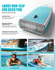 FunWater tabla en uso mostrando maniobrabilidad y equilibrio