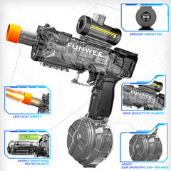 Funwee tanque 400 cc transparente para ver nivel y facilitar recarga rápida