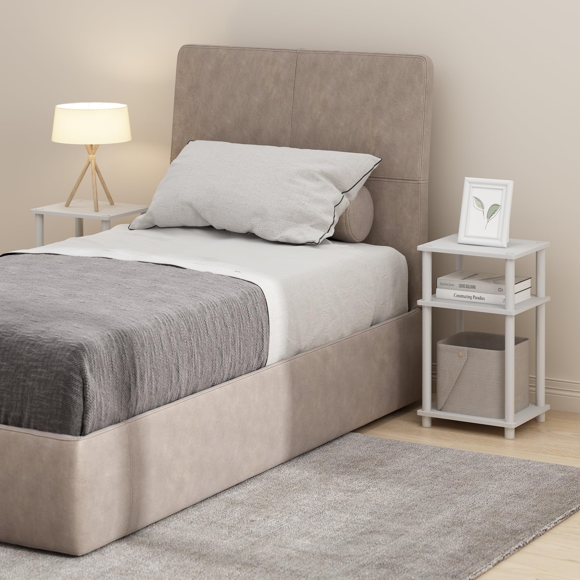 Furinno etiqueta de materiales y certificación que resalta calidad