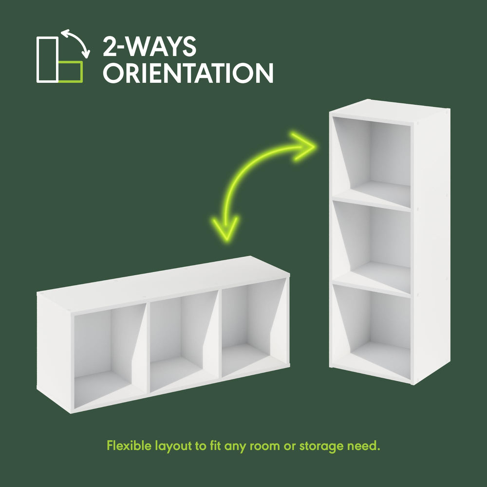 Furinno LUDER top shelf detail highlighting load-bearing edge and tidy display