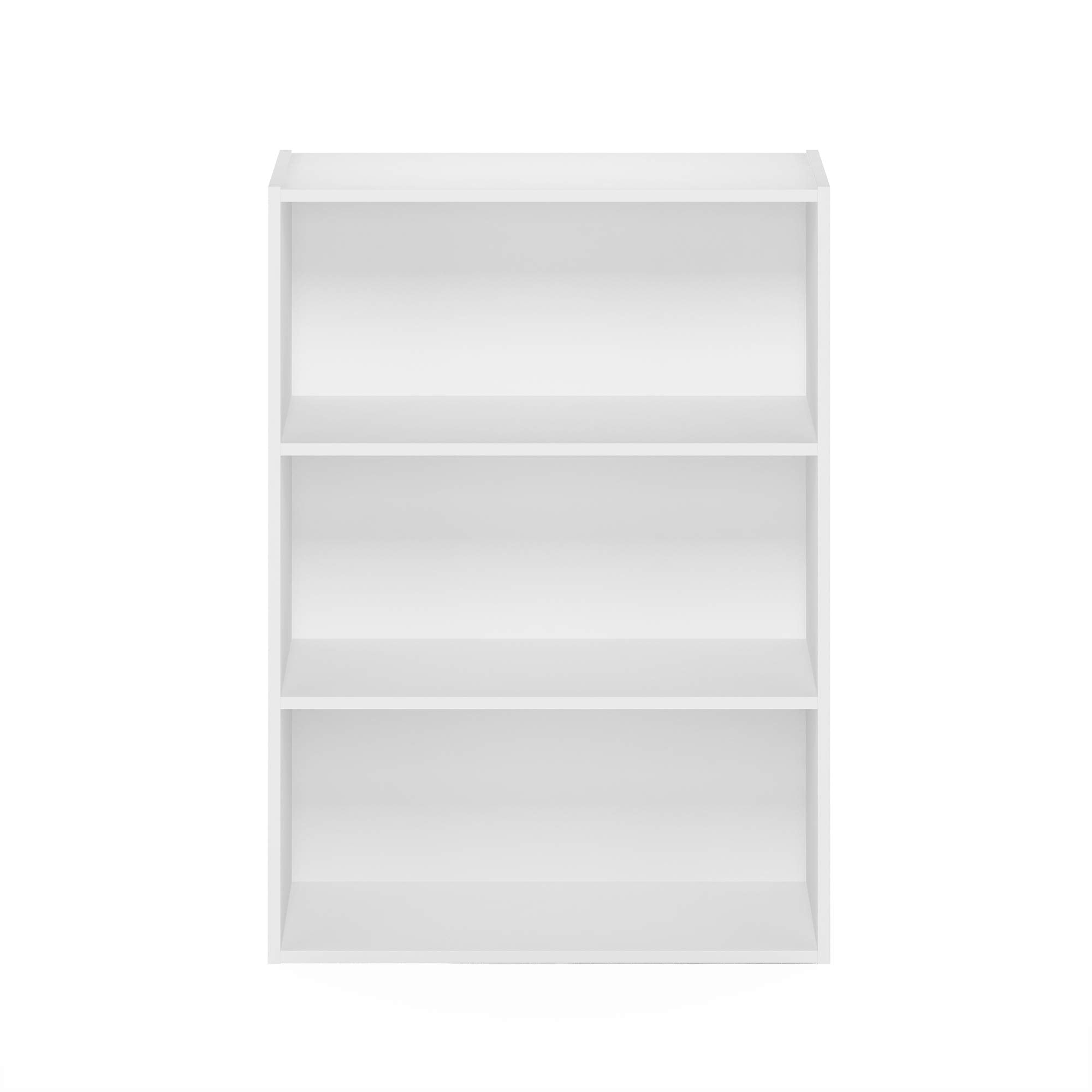 Furinno PASIR vista lateral resaltando acabado blanco y limpieza