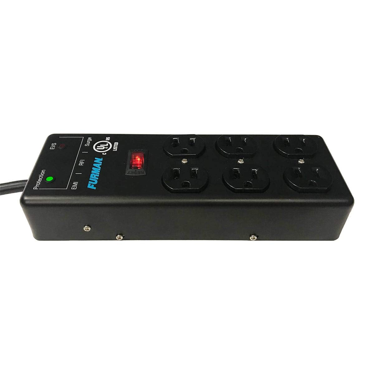 Furman SS-6B-PRO detalle de carcasa metálica robusta que garantiza durabilidad