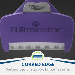 FURminator botón FURejector expulsando pelo para limpieza rápida
