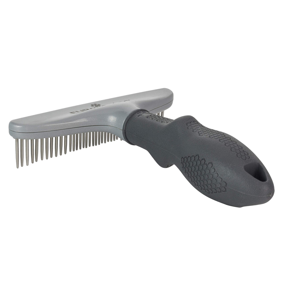 FURminator comparación de tamaño que muestra escala y manejo