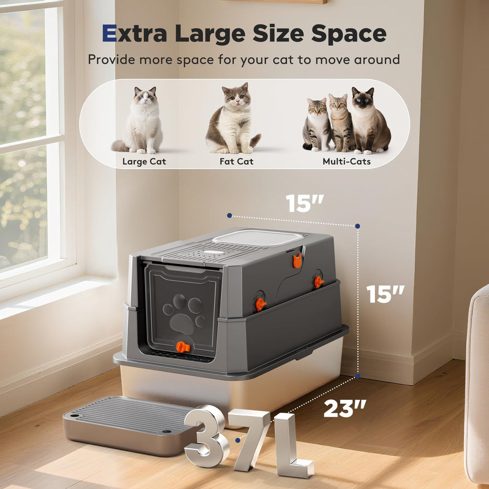 FURTIME primer plano del acero inoxidable fácil de limpiar
