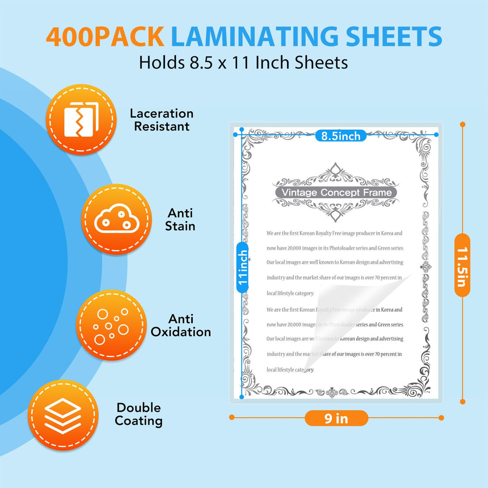 FURWEY hoja junto a papel carta demostrando compatibilidad y fit perfecto