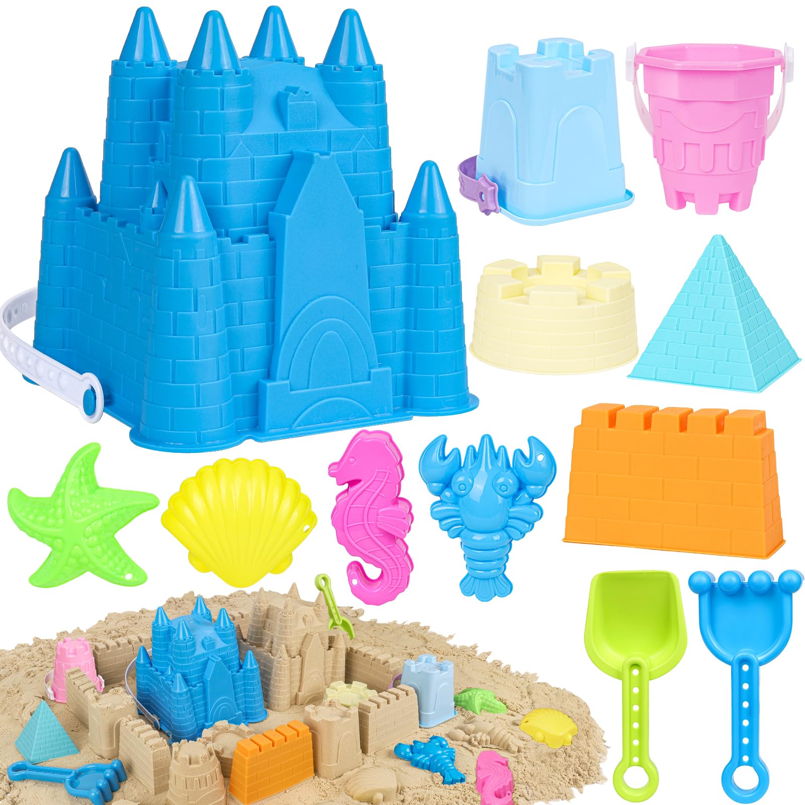 FUSPWEAO cubo castillo frontal mostrando forma y solidez para construir