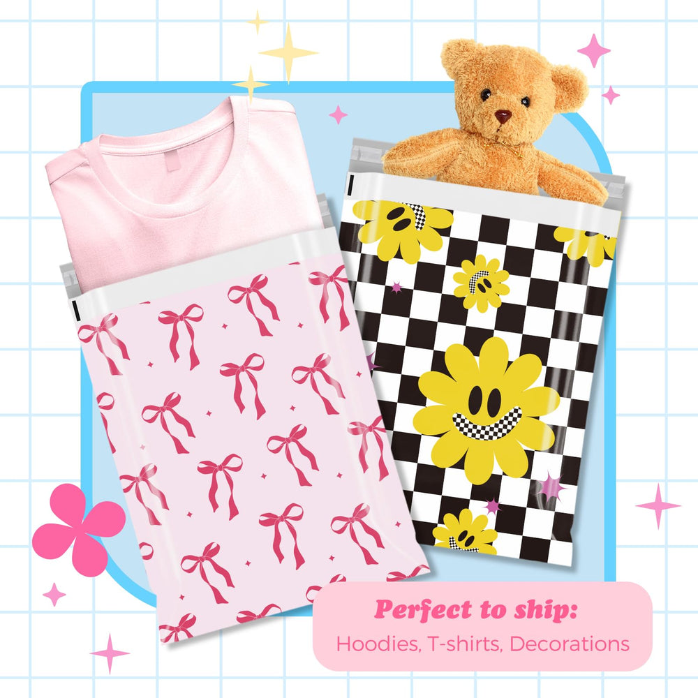 Fuxury bolsa usada para enviar una camiseta doblada, protección y estilo