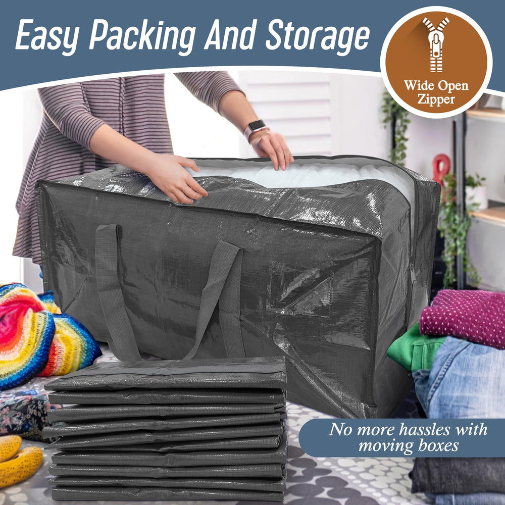 FYGRIP bolsa llena con ropa de cama, ideal para mudanzas y guardado