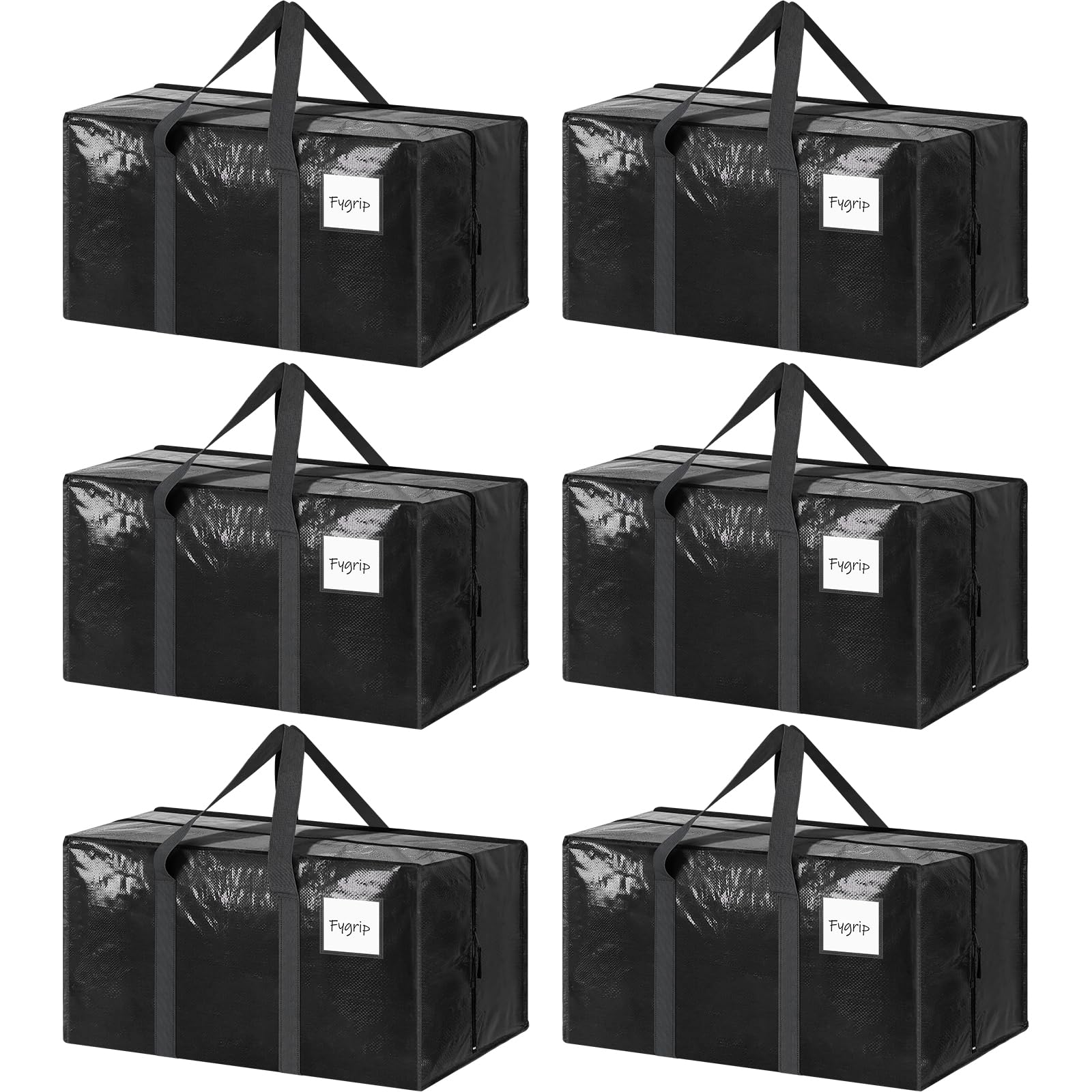 FYGRIP vista frontal del pack de seis bolsas mostrando tamaño y color