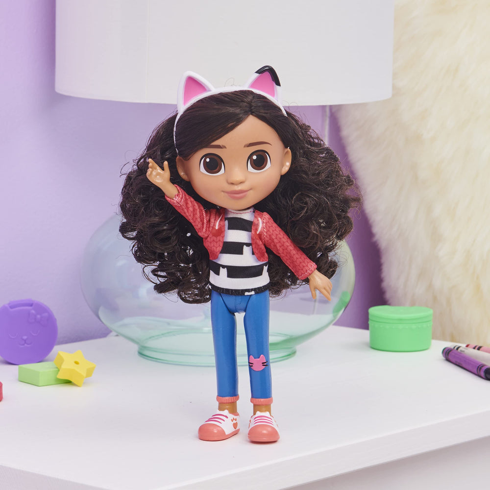 DREAMWORKS GABBY'S DOLLHOUSE muñeca posada mostrando articulaciones para muchas escenas
