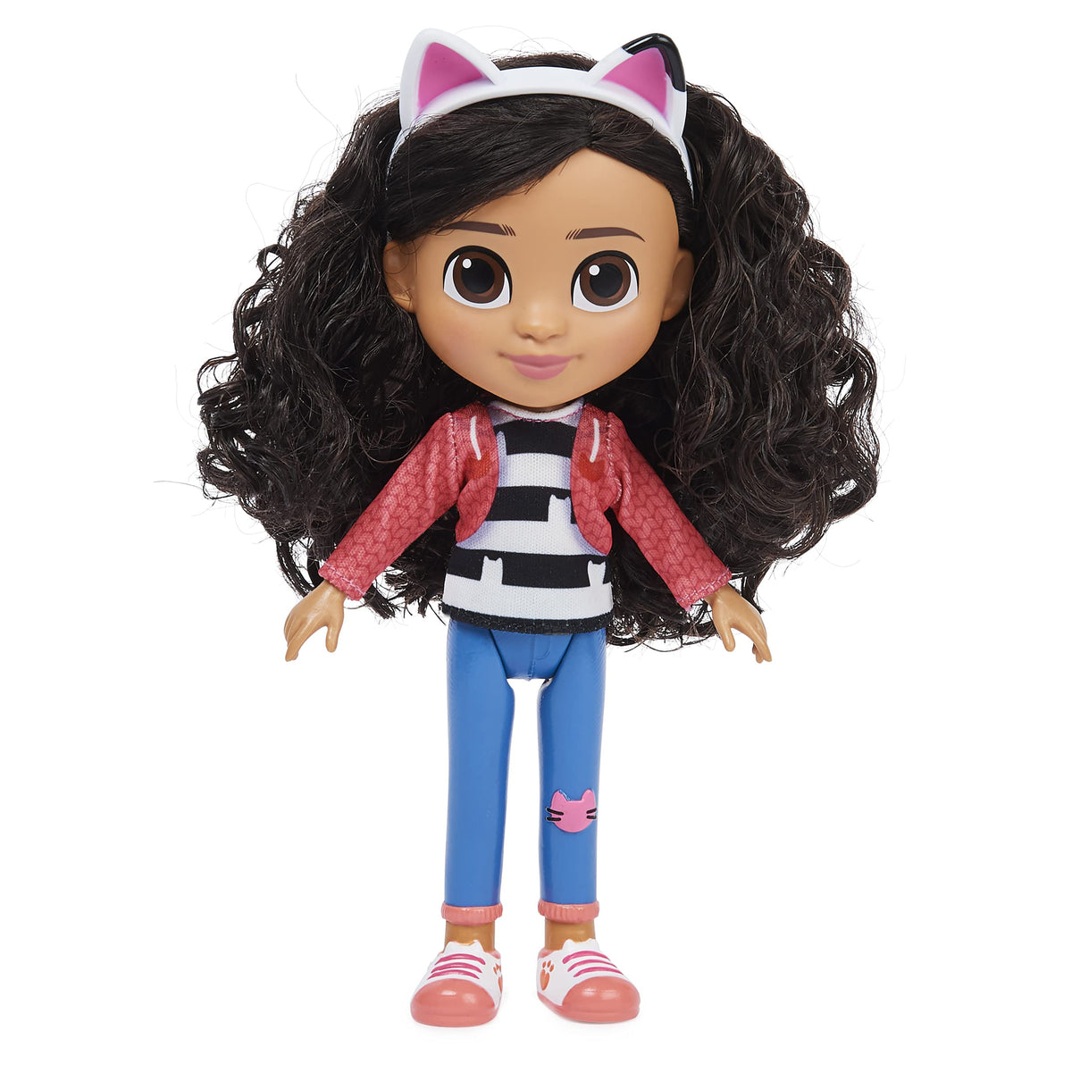 DREAMWORKS GABBY'S DOLLHOUSE muñeca Gabby vista frontal y outfit auténtico