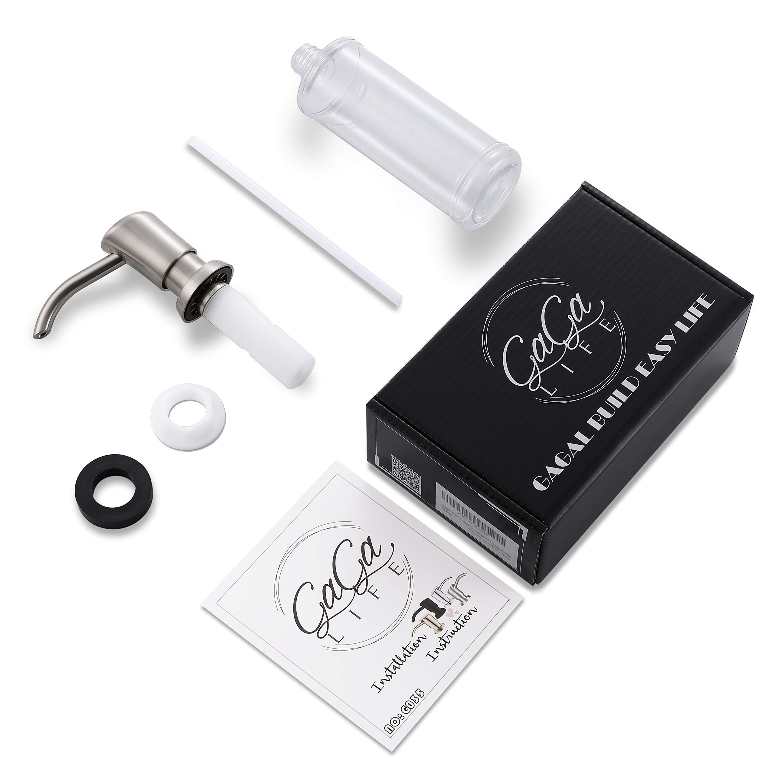 GAGALIFE etiqueta mostrando capacidad y material ABS, durabilidad garantizada