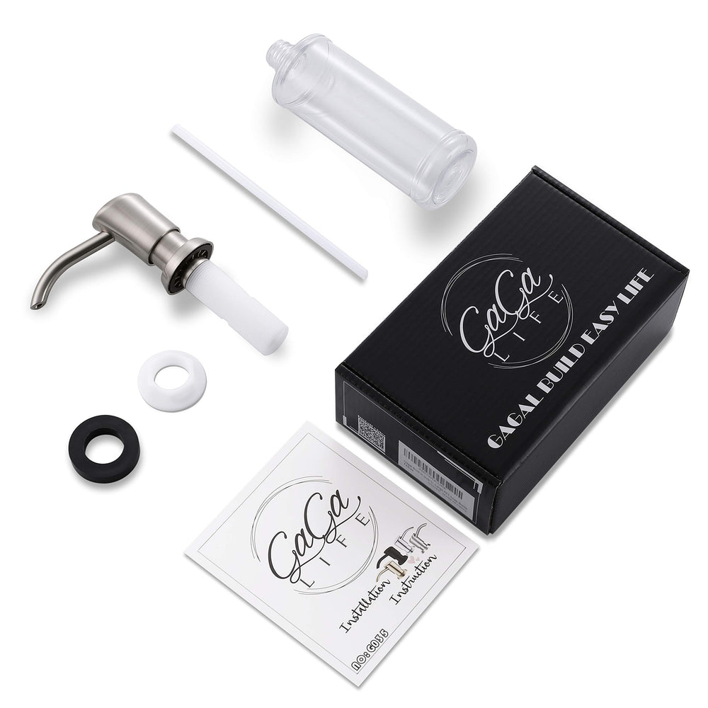 GAGALIFE etiqueta mostrando capacidad y material ABS, durabilidad garantizada