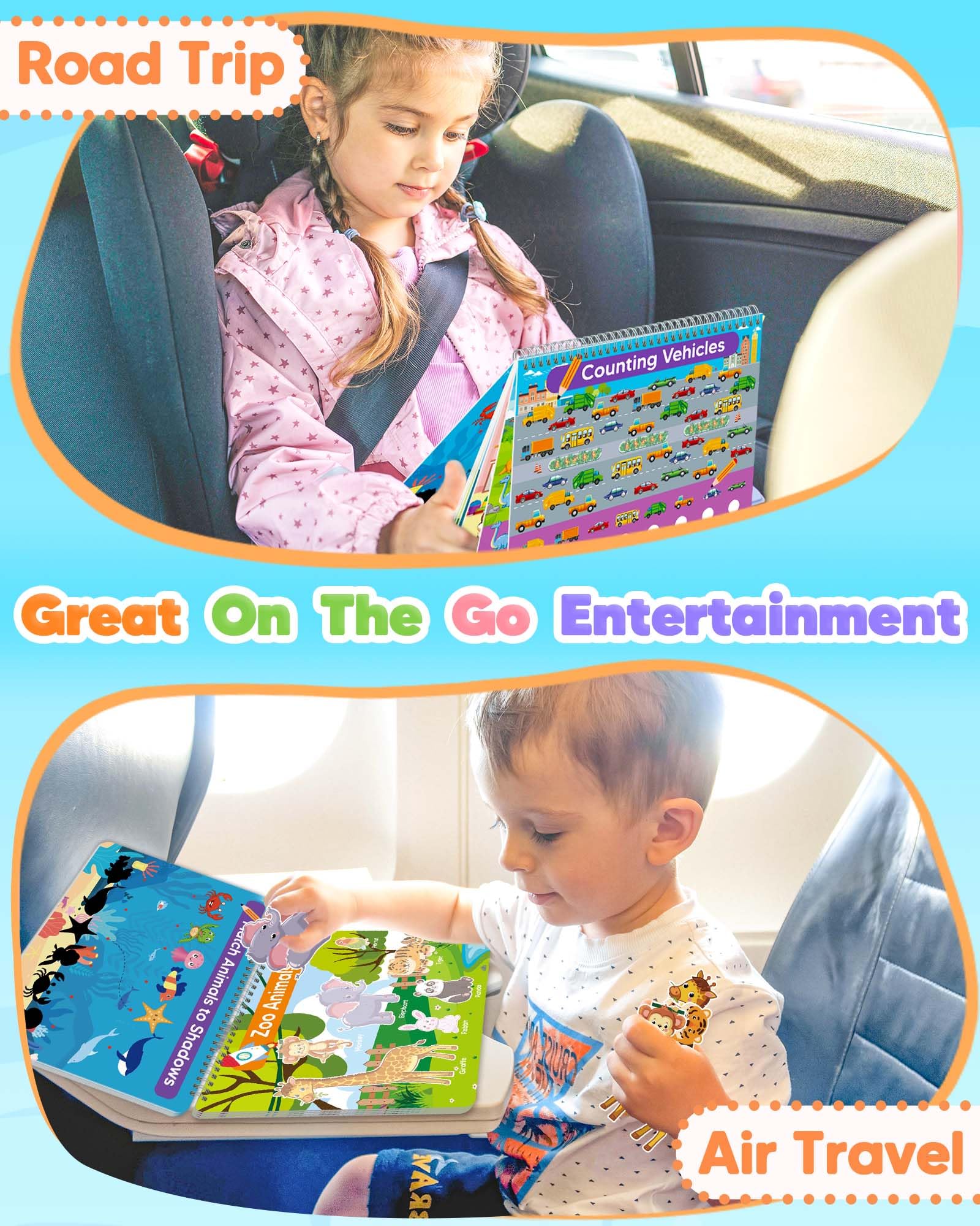 Gagule libro en mochila ideal para actividades durante viajes