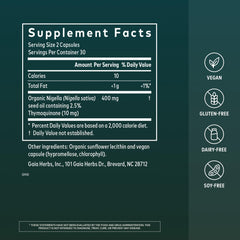 Gaia Herbs cápsulas extendidas para toma vegana y sin sabor fuerte
