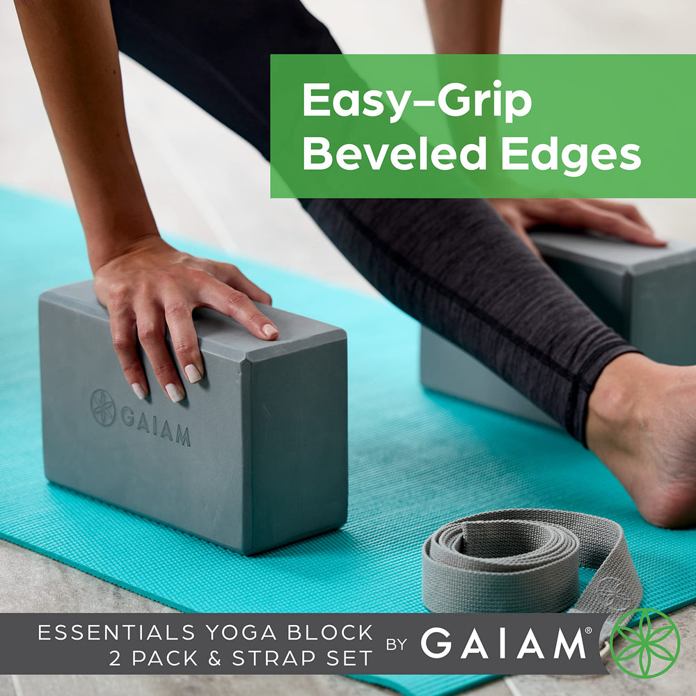 Gaiam comparación de tamaño con mano para referencia práctica