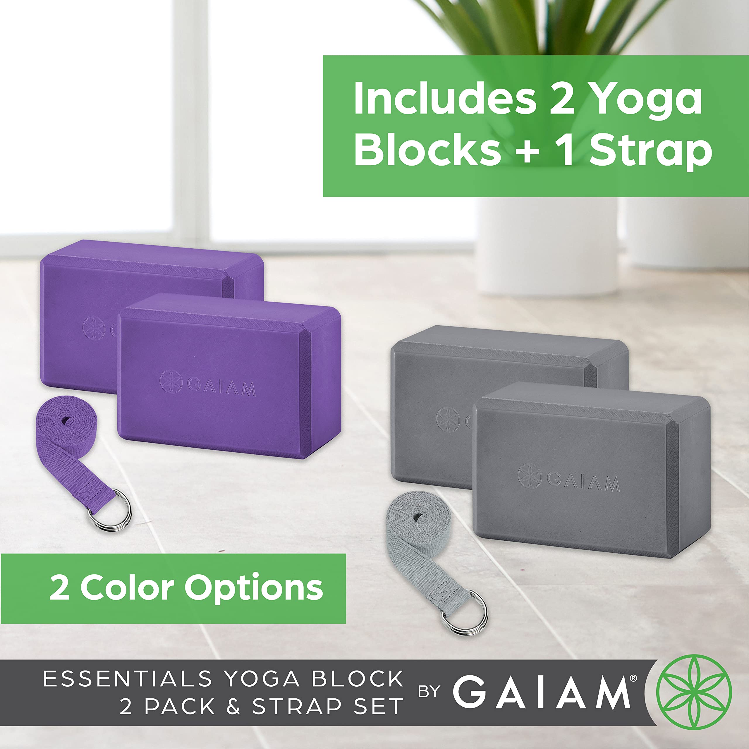 Gaiam textura de espuma detallada para agarre cómodo