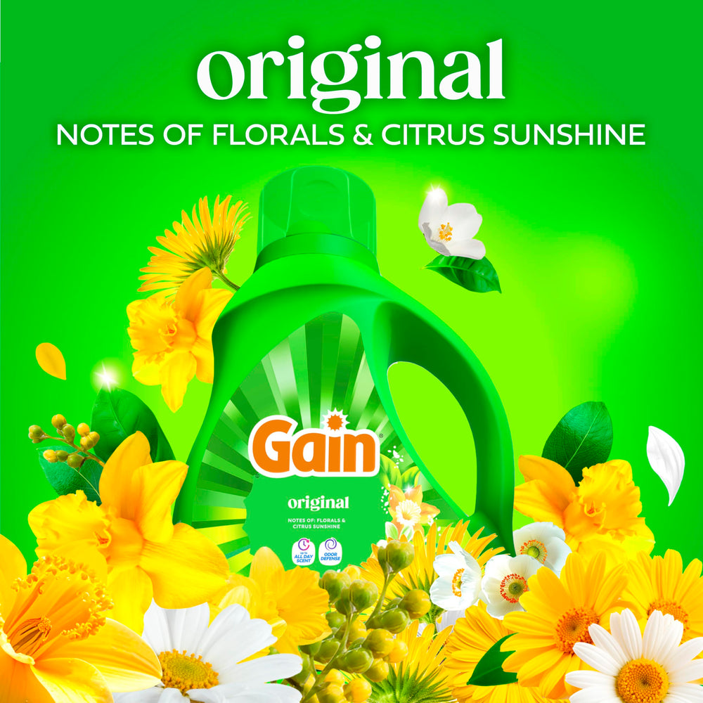 Gain pack de dos botellas que asegura 90 cargas y reposición prolongada