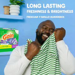 Gain detergente lavanda detalle de tapa práctico para dosificar y ahorrar