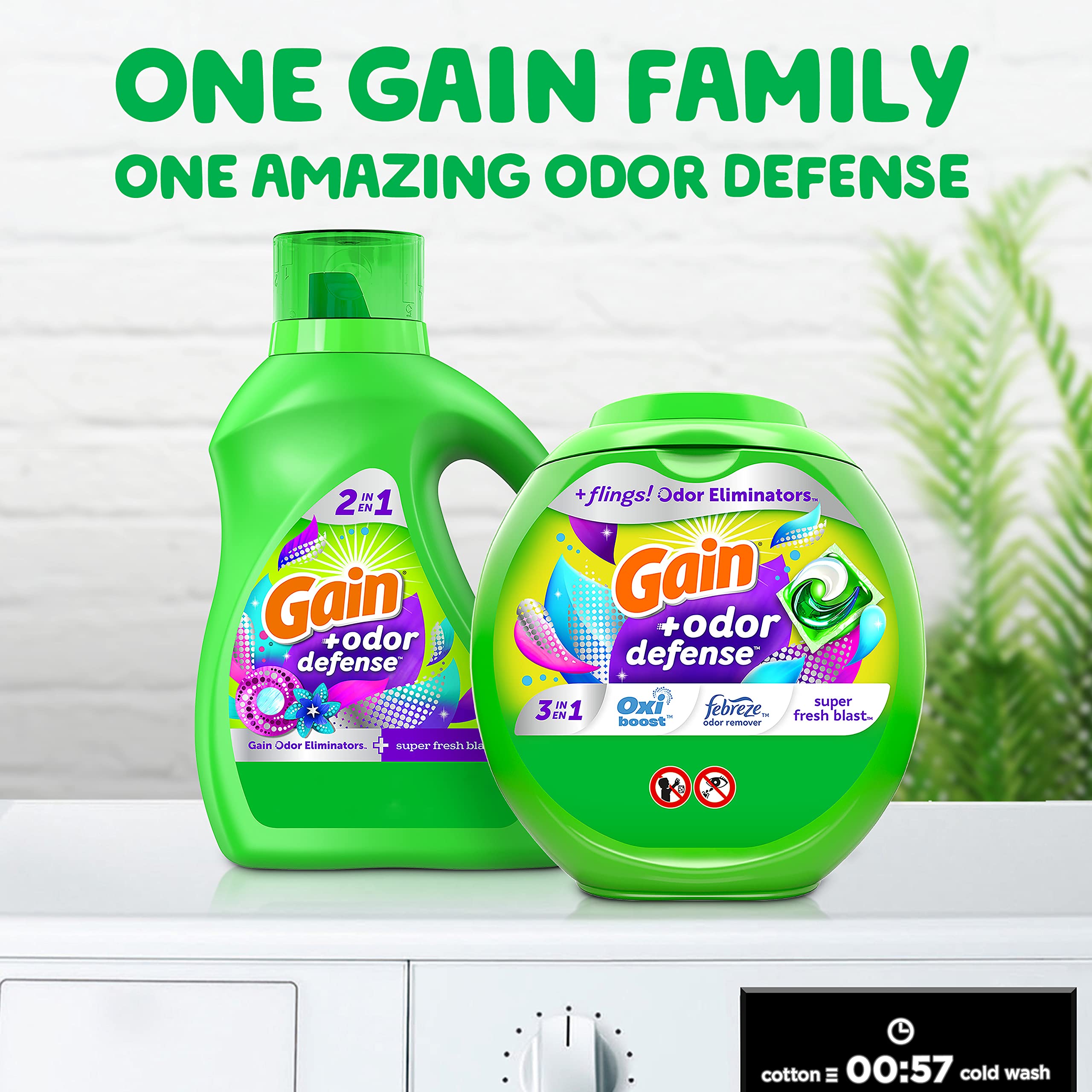 Gain ropa colgada con aroma fresco y resultado de frescura prolongada