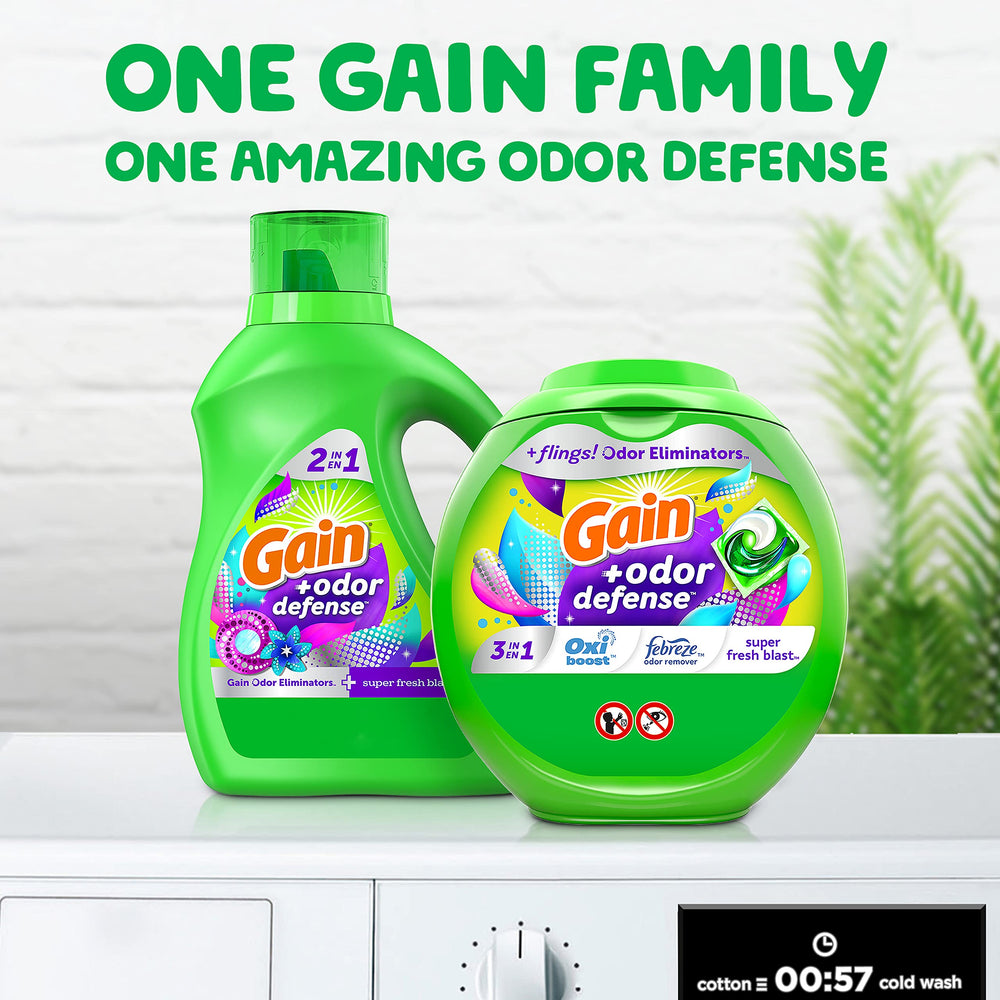 Gain ropa colgada con aroma fresco y resultado de frescura prolongada