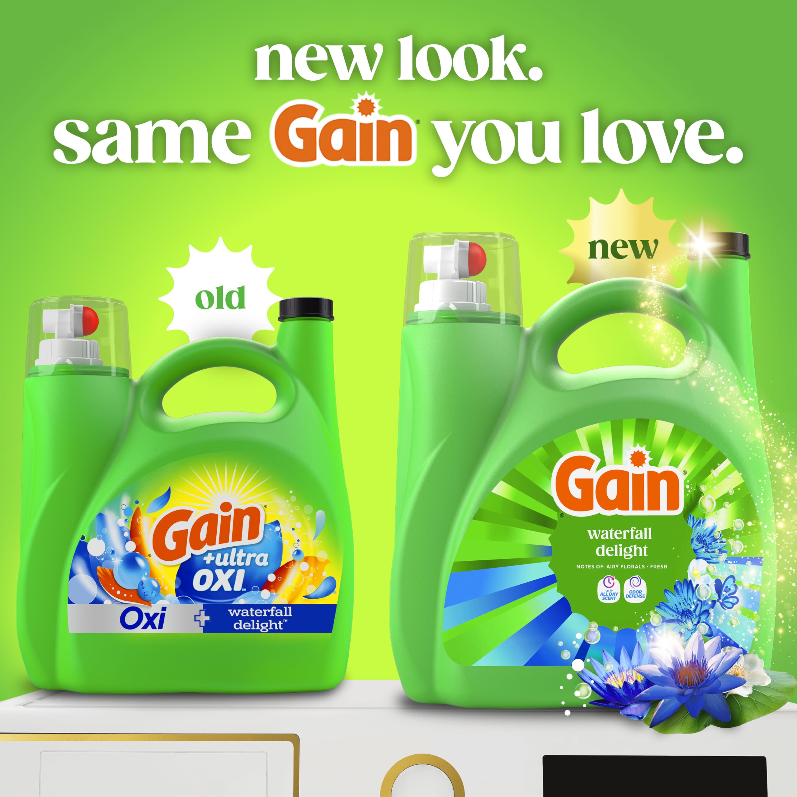 Gain detalle de la textura del detergente líquido y su consistencia