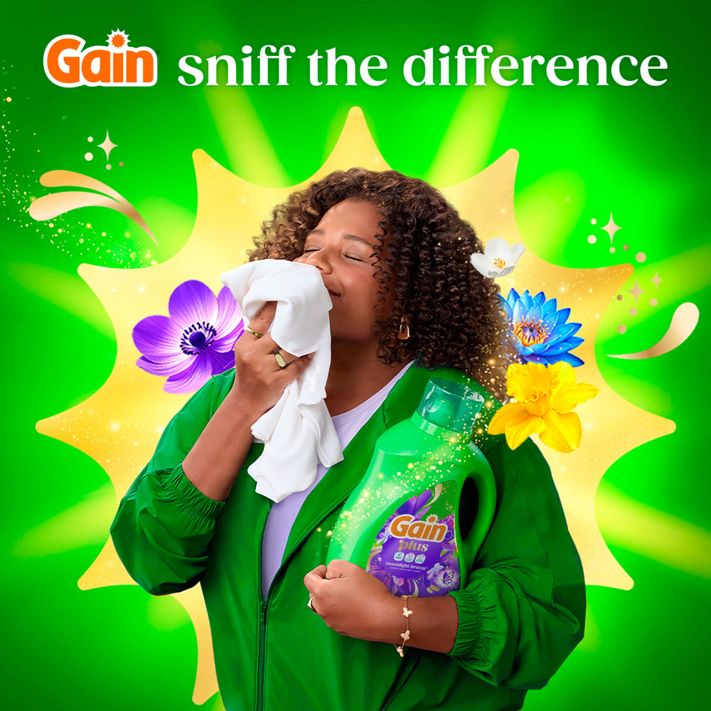 Gain Plus presentación de ingredientes clave y beneficios claros