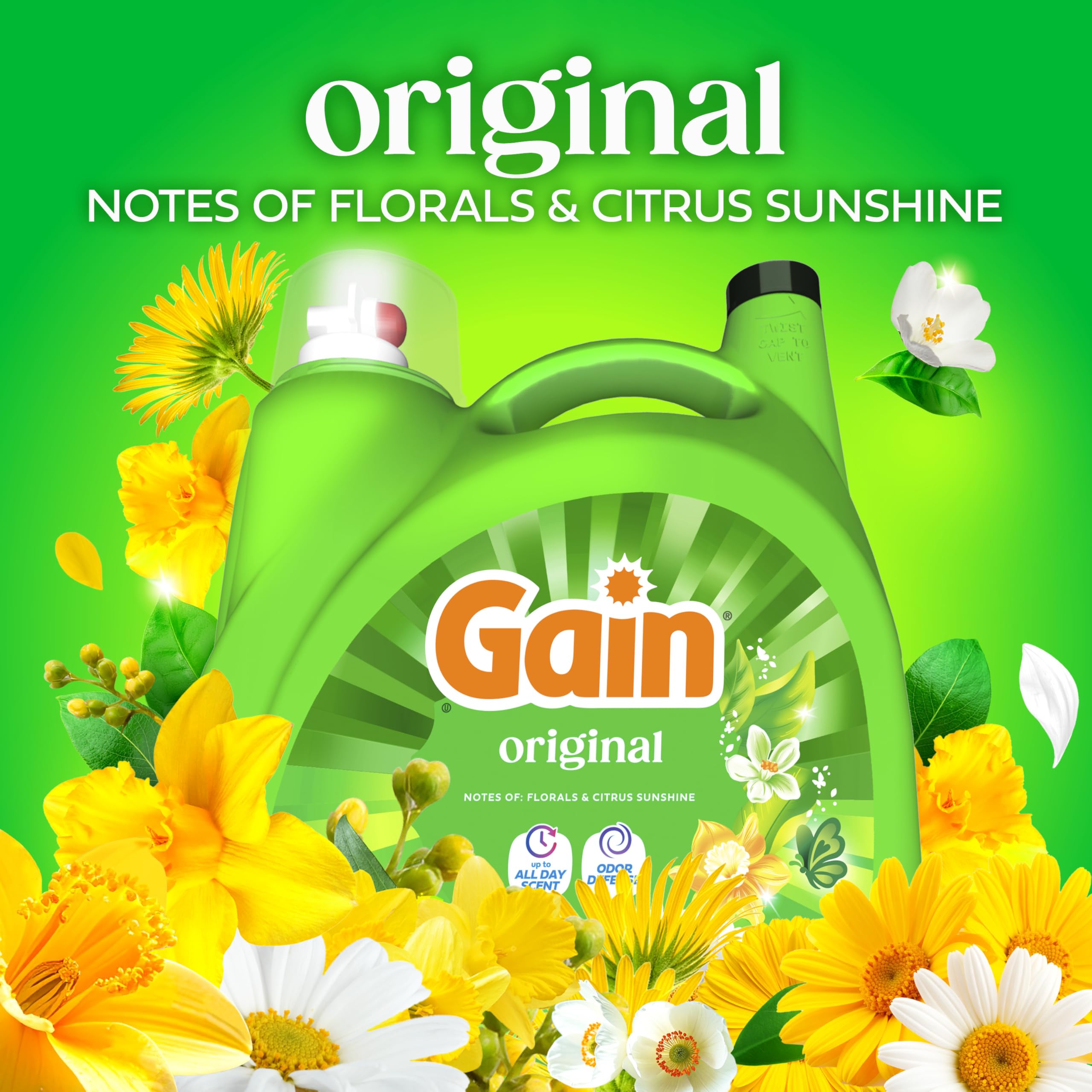 Gain ropa saliendo de lavadora con aroma fresco, mantiene fragancia duradera