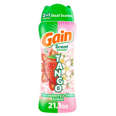 Gain envase frontal 21.1 oz mostrando diseño y beneficio aroma duradero