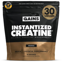 GAINS IN BULK tarro frontal mostrando diseño y cantidad