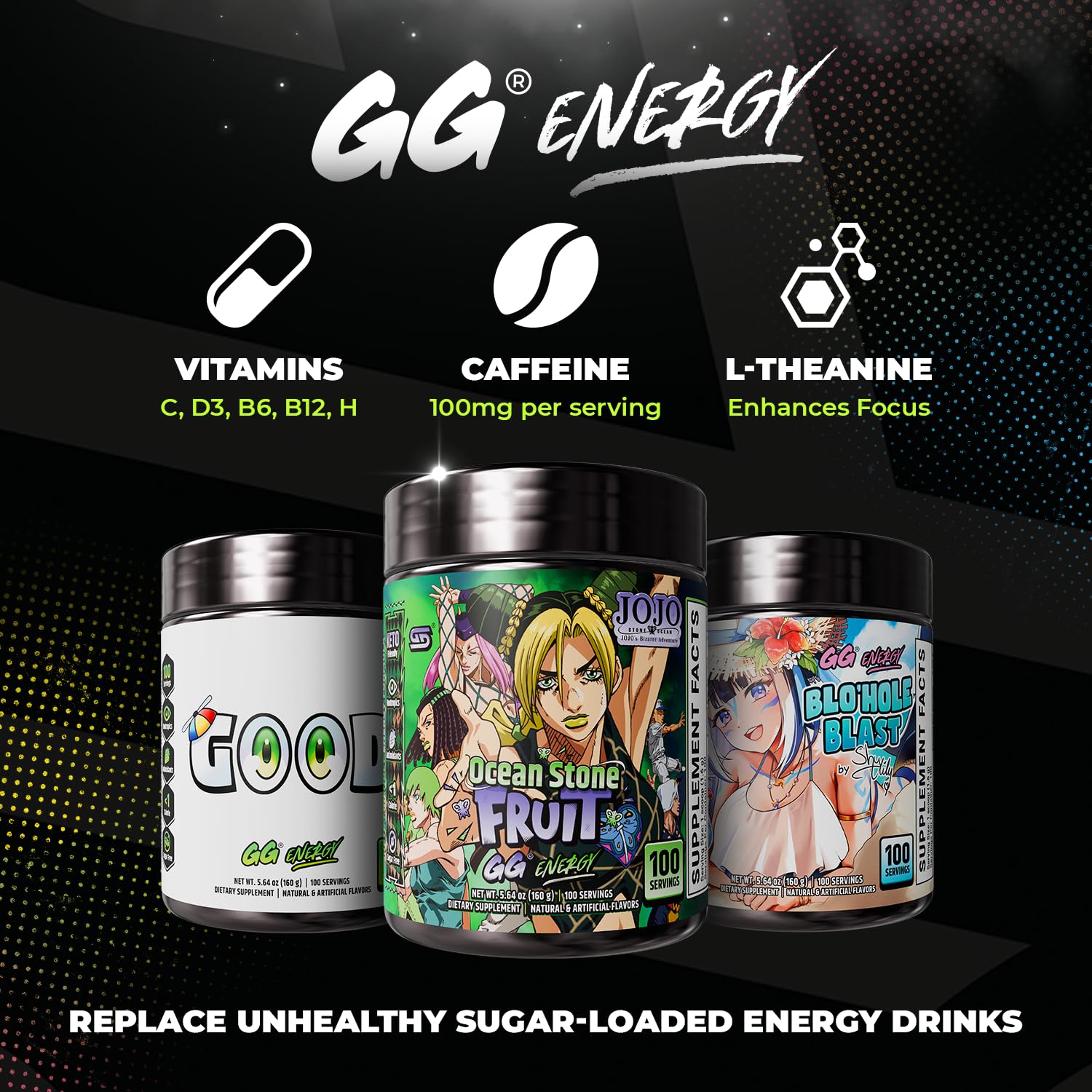 Gamer Supps etiqueta con lista de ingredientes y vitaminas para transparencia