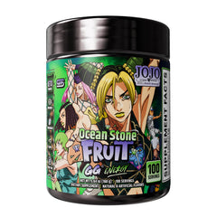 Gamer Supps tubo frontal mostrando diseño y sabor JoJo's para identificar producto