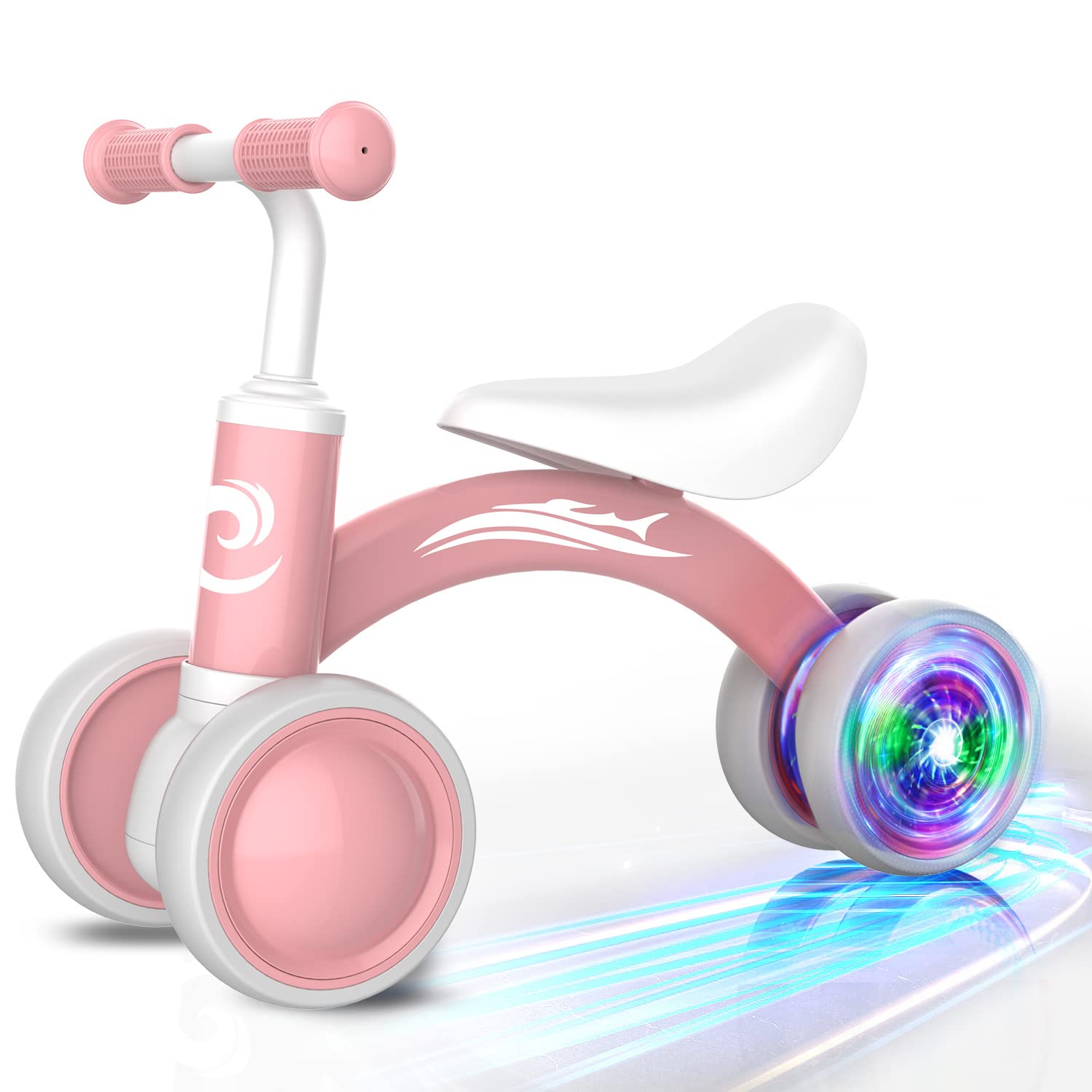 Gamfeiny vista frontal de la bicicleta para equilibrio, estimulando juego seguro