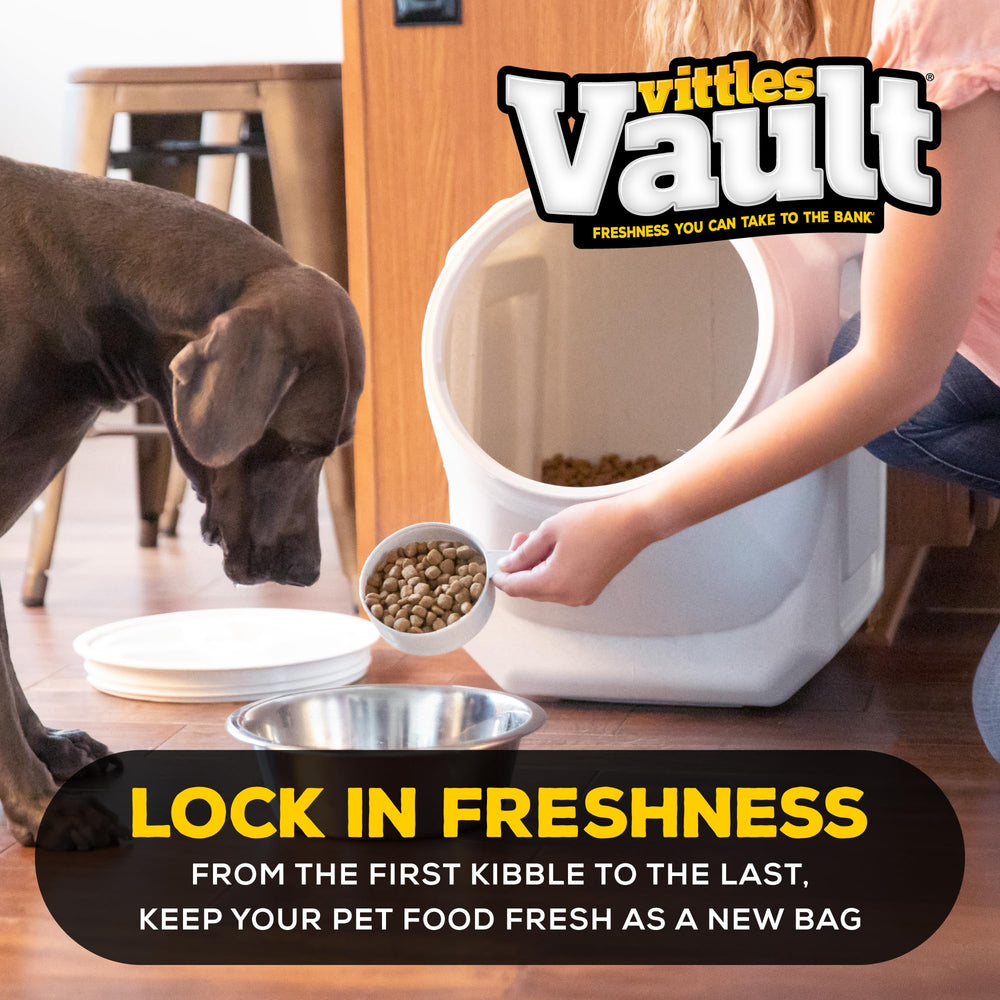 Gamma2 Vittles Vault detalle de la tapa con doble junta que mantiene frescura