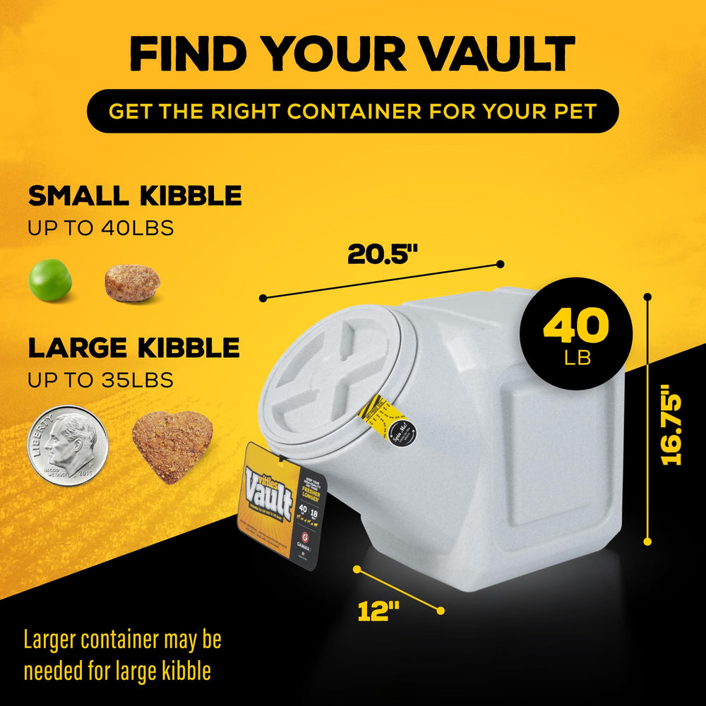 Gamma2 Vittles Vault textura HDPE duradera que resiste golpes