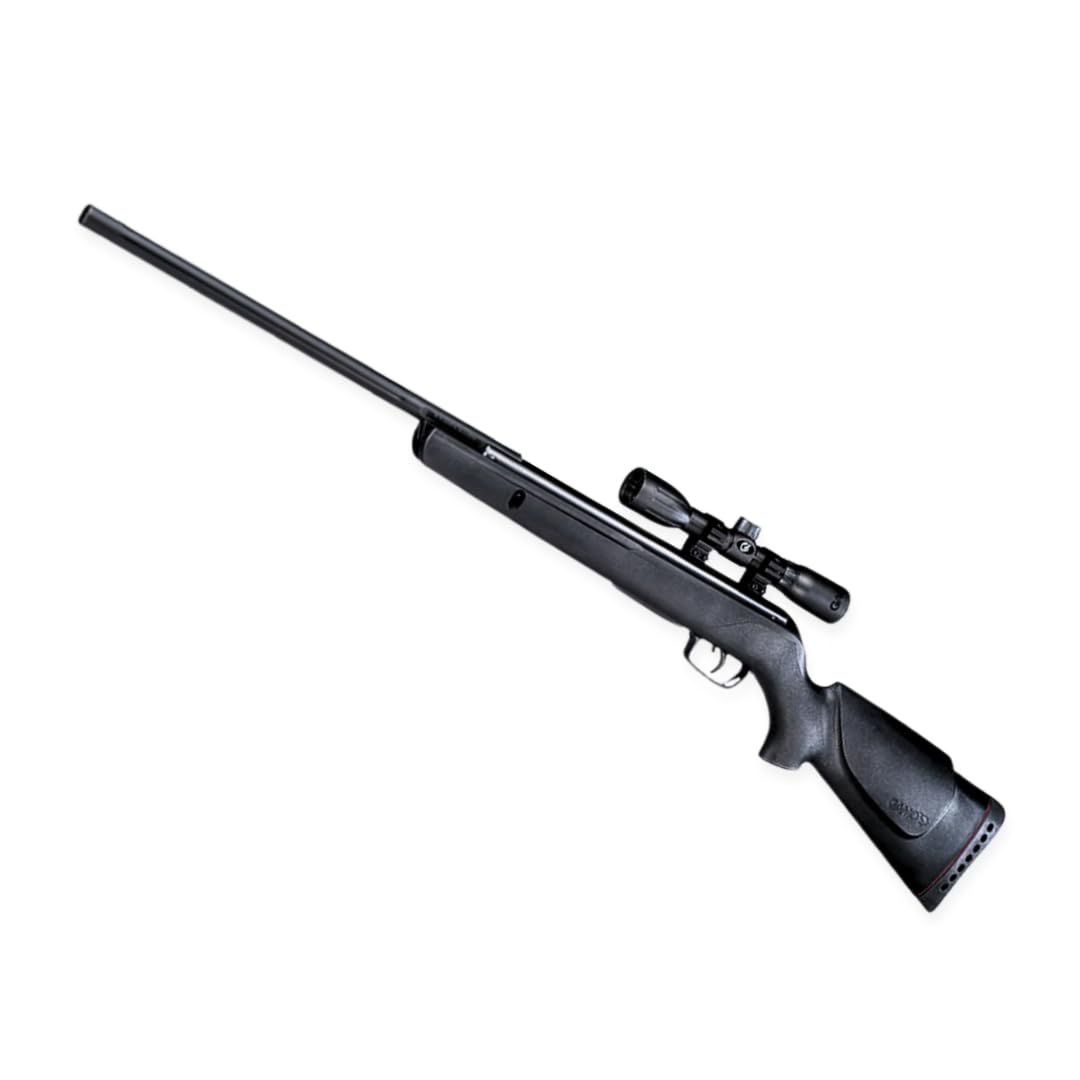 Gamo Varmint palanca y seguro destacados para manipulación y seguridad