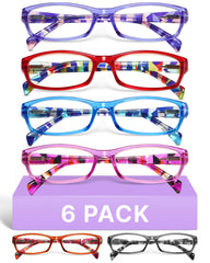 Gaoye vista frontal del pack con seis gafas, versátiles y elegantes