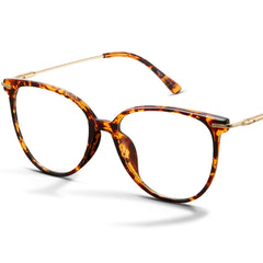 Gaoye gafas redondas frontal mostrando estilo retro y protección